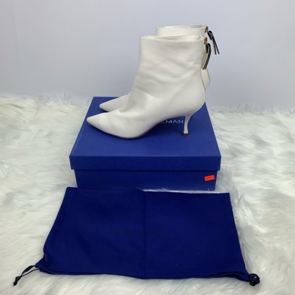Stuart Weitzman Shoes - Stuart weitzman juniper women booties white 7